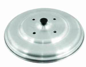 Tampa para Pizza com Furo 26cm Alumnio 