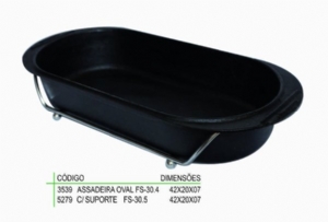 Assadeira Oval FS 30.4 Med 42x20x7